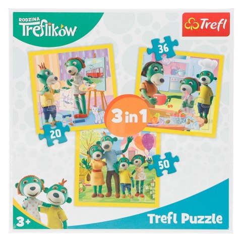 Puzzle 3w1 3w1 el. Trefl (34850)