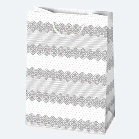 Torebka ozdobna z brokatem Pol-Mak mix wzorów 230x320x110 (T5B) Torebka ozdobna z brokatem Pol-Mak mix wzorów 230x320x110 (T5B)