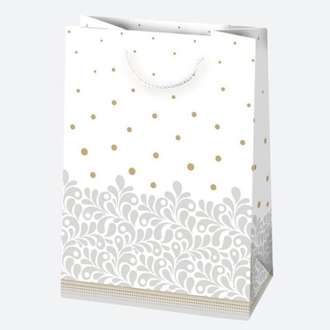Torebka ozdobna z brokatem Pol-Mak mix wzorów 230x320x110 (T5B) Torebka ozdobna z brokatem Pol-Mak mix wzorów 230x320x110 (T5B)