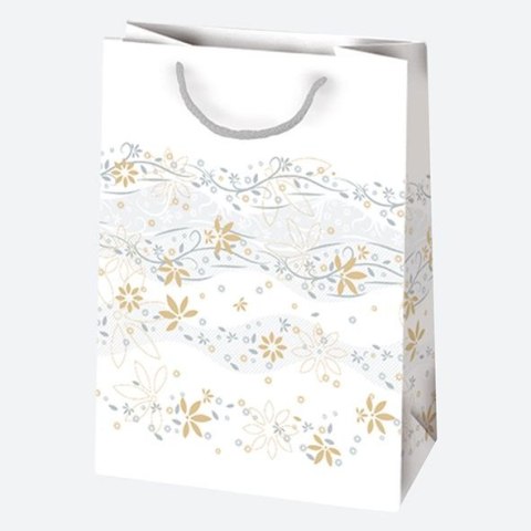 Torebka ozdobna z brokatem Pol-Mak mix wzorów 230x320x110 (T5B) Torebka ozdobna z brokatem Pol-Mak mix wzorów 230x320x110 (T5B)