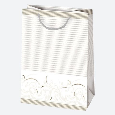 Torebka ozdobna z brokatem Pol-Mak mix wzorów 230x320x110 (T5B) Torebka ozdobna z brokatem Pol-Mak mix wzorów 230x320x110 (T5B)