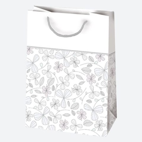 Torebka ozdobna z brokatem Pol-Mak mix wzorów 230x320x110 (T5B) Torebka ozdobna z brokatem Pol-Mak mix wzorów 230x320x110 (T5B)