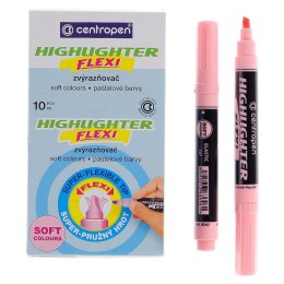 Zakreślacz Centropen pastel różowy 1-5mm (8542)