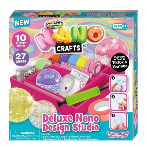 Zestaw kreatywny dla dzieci Orbico Sp. Z O.o. Nano Taśma Deluxe Desingn Studio (64876) Zestaw kreatywny dla dzieci Orbico Sp. Z O.o. Nano Taśma Deluxe Desingn Studio (64876)