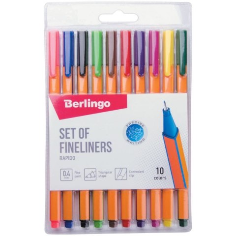 Cienkopis Berlingo Starlight mix 0,4mm 10kol. (255126) Cienkopis Berlingo Starlight mix 0,4mm 10kol. (255126)