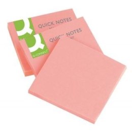 Notes samoprzylepny (karteczki) Q-Connect różowe 80k [mm:] 76x76 (KF10516)
