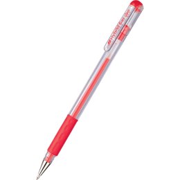 Długopis żelowy czerwony 0,6mm Pentel (K116)