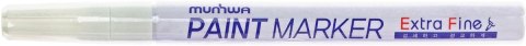 Marker olejowy Munhwa biały 1,0mm okrągła końcówka (8801006713183) Marker olejowy Munhwa biały 1,0mm okrągła końcówka (8801006713183)