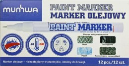 Marker olejowy Munhwa biały 1,0mm okrągła końcówka (8801006713183)