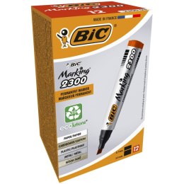 Marker permanentny Bic Marking 2300 czerwony 3,7-5,5mm ścięta końcówka (8209243)