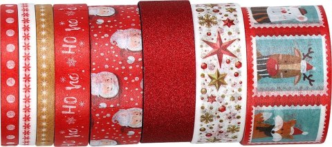 Taśma ozdobna Titanum Craft-Fun Series XMAS Washi tape mix (23RL0103-3) Taśma ozdobna Titanum Craft-Fun Series XMAS Washi tape mix (23RL0103-3)