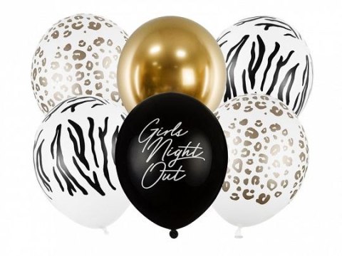 Balon gumowy Partydeco Girls Night Out, mix 6 sztuk mix 300mm (SB14P-303-000-6) Balon gumowy Partydeco Girls Night Out, mix 6 sztuk mix 300mm (SB14P-303-000-6)