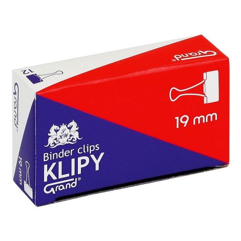 Klip Grand 19mm czarny (110-1092) Klip Grand 19mm czarny (110-1092)