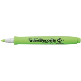 Marker permanentny Artline decorite zielony 1,0mm pędzelek końcówka (AR-033 4 6)