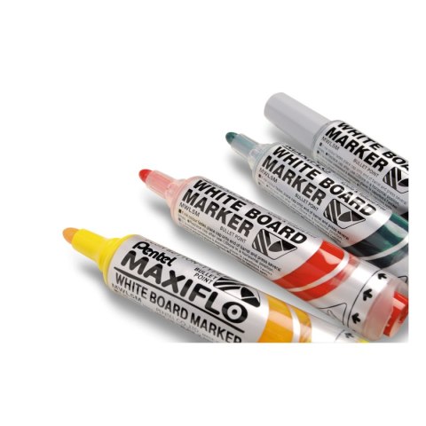 Marker suchościeralny Pentel czerwony 2,0-2,5mm okrągła końcówka Marker suchościeralny Pentel czerwony 2,0-2,5mm okrągła końcówka