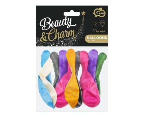 Balon gumowy Godan Beauty&Charm metaliki mix 10szt. mix 12cal (CB-1MMX) Balon gumowy Godan Beauty&Charm metaliki mix 10szt. mix 12cal (CB-1MMX)