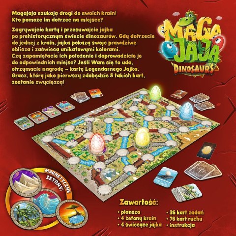 Gra planszowa Trefl Magajaja Dinosaurs Magajaja Dinosaurs (02281) Gra planszowa Trefl Magajaja Dinosaurs Magajaja Dinosaurs (02281)