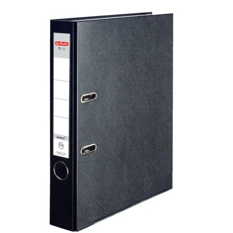 Segregator dźwigniowy Herlitz Q. file Standard 0011167467 A4 50mm czarny (300003088) Segregator dźwigniowy Herlitz Q. file Standard 0011167467 A4 50mm czarny (300003088)