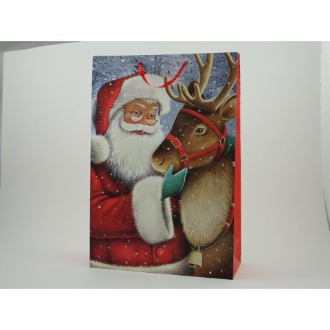 Torba prezentowa z mikołajem [mm:] 500x730x 180 Adar (512818)