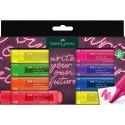 Zakreślacz Faber Castell Super Neon 8 kol. mix 1,0-5,0mm (254601 FC)