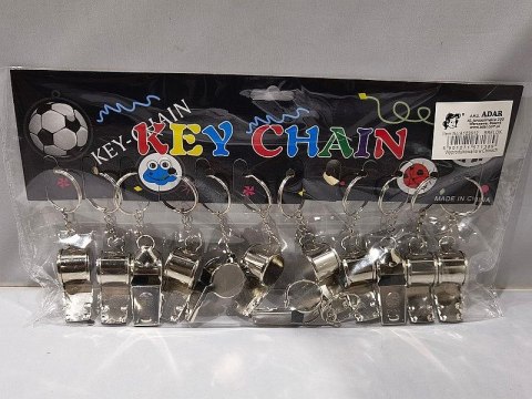 Brelok Adar gwizdek metal karta 12szt (571389) Brelok Adar gwizdek metal karta 12szt (571389)