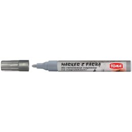 Marker specjalistyczny Toma srebrny 2,5mm okrągła końcówka