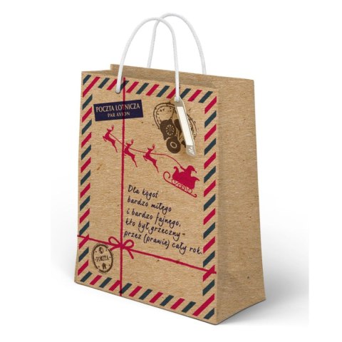 Torba prezentowa torebka ozdobna Bożenarodzenie Kukartka (QPS)