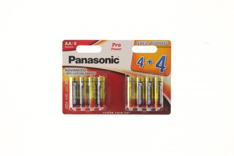 Baterie Panasonic Pro Power 4+4 LR6 Baterie Panasonic Pro Power 4+4 LR6