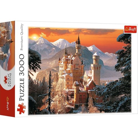 Puzzle zimowy zamek 3000 el. Trefl (33025)