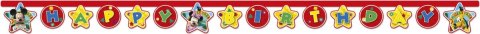 Wstążka Godan mickey happy birthdayx2,5 [mm x m] czerwona (81514)