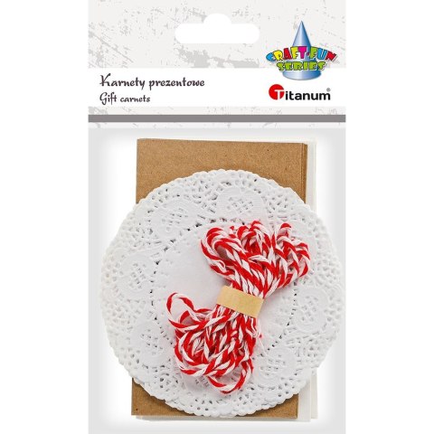 Zestaw dekoracyjny Titanum Craft-Fun Series karnety (18060) Zestaw dekoracyjny Titanum Craft-Fun Series karnety (18060)