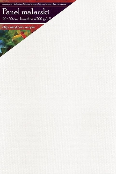 Panel bawełniany malarski Titanum 180x240 mm 300gr Panel bawełniany malarski Titanum 180x240 mm 300gr