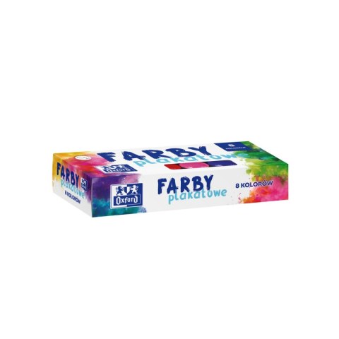 Farby plakatowe Oxford kolor: mix 8 kolor. (400167102) Farby plakatowe Oxford kolor: mix 8 kolor. (400167102)