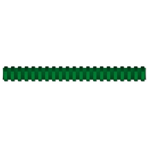 Grzbiety do bindowania Titanum A4 zielony plastik śr. 32mm Grzbiety do bindowania Titanum A4 zielony plastik śr. 32mm