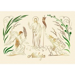 Kartka składana wielkanoc B6 Art Nuvo (b6)