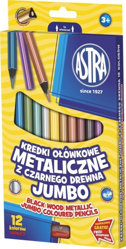 Kredki ołówkowe Jumbo 12 kol. Astra (312114003)