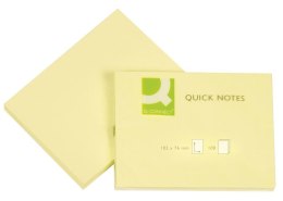 Notes samoprzylepny (karteczki) Q-Connect żółty jasny 100k [mm:] 102x76 (KF01410)