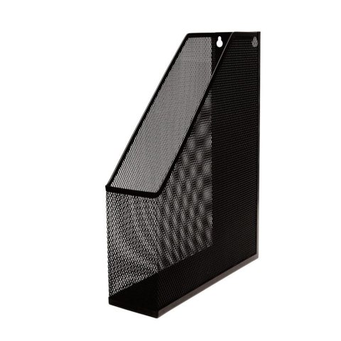 Pojemnik na dokumenty pionowy A4 czarny metal Tierra