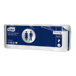 Tork T4 papier toaletowy w rolce konw. 19 m 3w