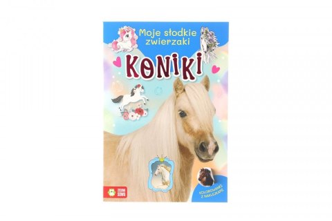Książeczka edukacyjna Zielona Sowa Moje slodkie zwierzaki. Koniki Książeczka edukacyjna Zielona Sowa Moje slodkie zwierzaki. Koniki