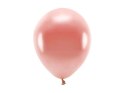 Balon gumowy Partydeco metalizowane, różowe złoto różowy 260mm (ECO26M-019R-10)