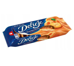 Delicje Szampańskie morelowe 147g