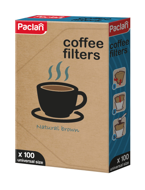 Filtr do kawy uniwersalny 100 szt. PACLAN Filtr do kawy uniwersalny 100 szt. PACLAN