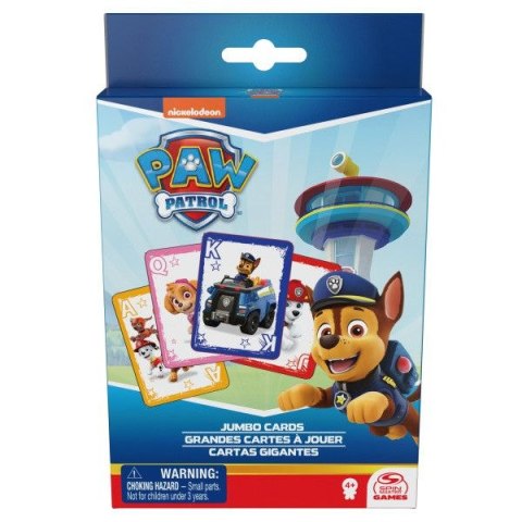 Gra karciana Spin Master Psi Patrol karty Jumbo (6066830) Gra karciana Spin Master Psi Patrol karty Jumbo (6066830)