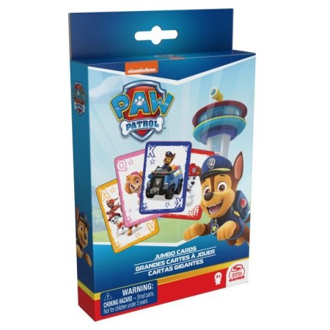 Gra karciana Spin Master Psi Patrol karty Jumbo (6066830) Gra karciana Spin Master Psi Patrol karty Jumbo (6066830)