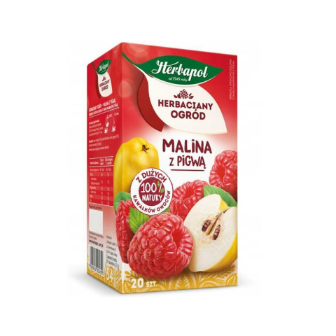 HERBAPOL malina pigwa herbata 20 t. HERBAPOL malina pigwa herbata 20 t.