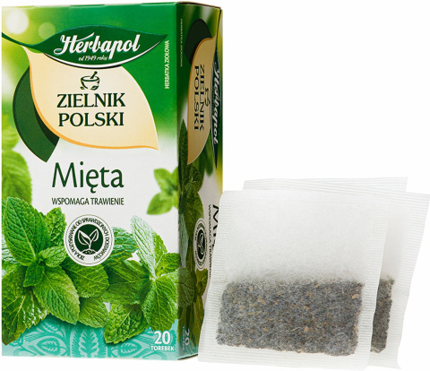 HERBAPOL mięta 20 t. herbata zielnik HERBAPOL mięta 20 t. herbata zielnik