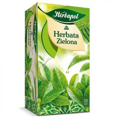 HERBAPOL herbata zielona 20 t. HERBAPOL herbata zielona 20 t.