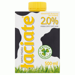 Mleko 0,5l 2% UHT ŁACIATE