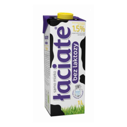 Mleko 1l 1,5% UHT BEZ LAKTOZY ŁACIATE